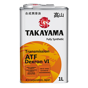 TAKAYAMA Transmission ATF Dexron VI 1л (металл)