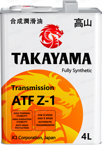 TAKAYAMA Transmission ATF Z-1 4л (металл)